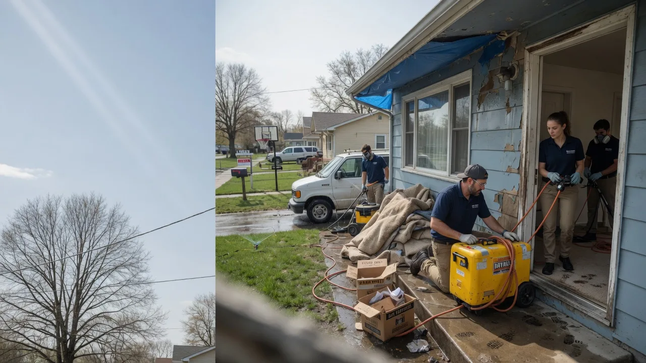 Basement Flood Cleanup in Niles, IL near me